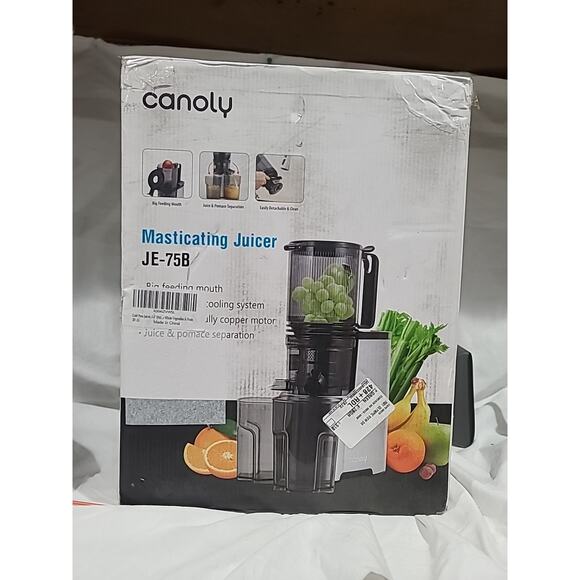 Canoly JE-75B Cold Press Juicer Machine- Brand New